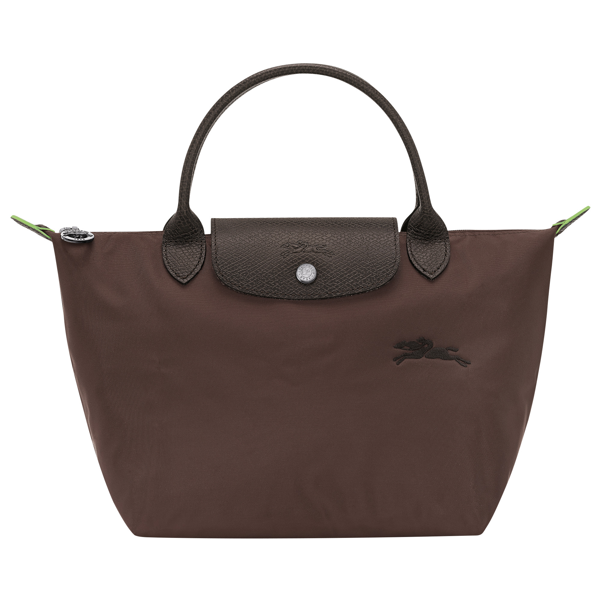 Le Pliage Green S Handbag Mocha - Recycled canvas | Longchamp US | Longchamp