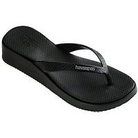 Havaianas High Platform Flip Flop - Black | Very (UK)