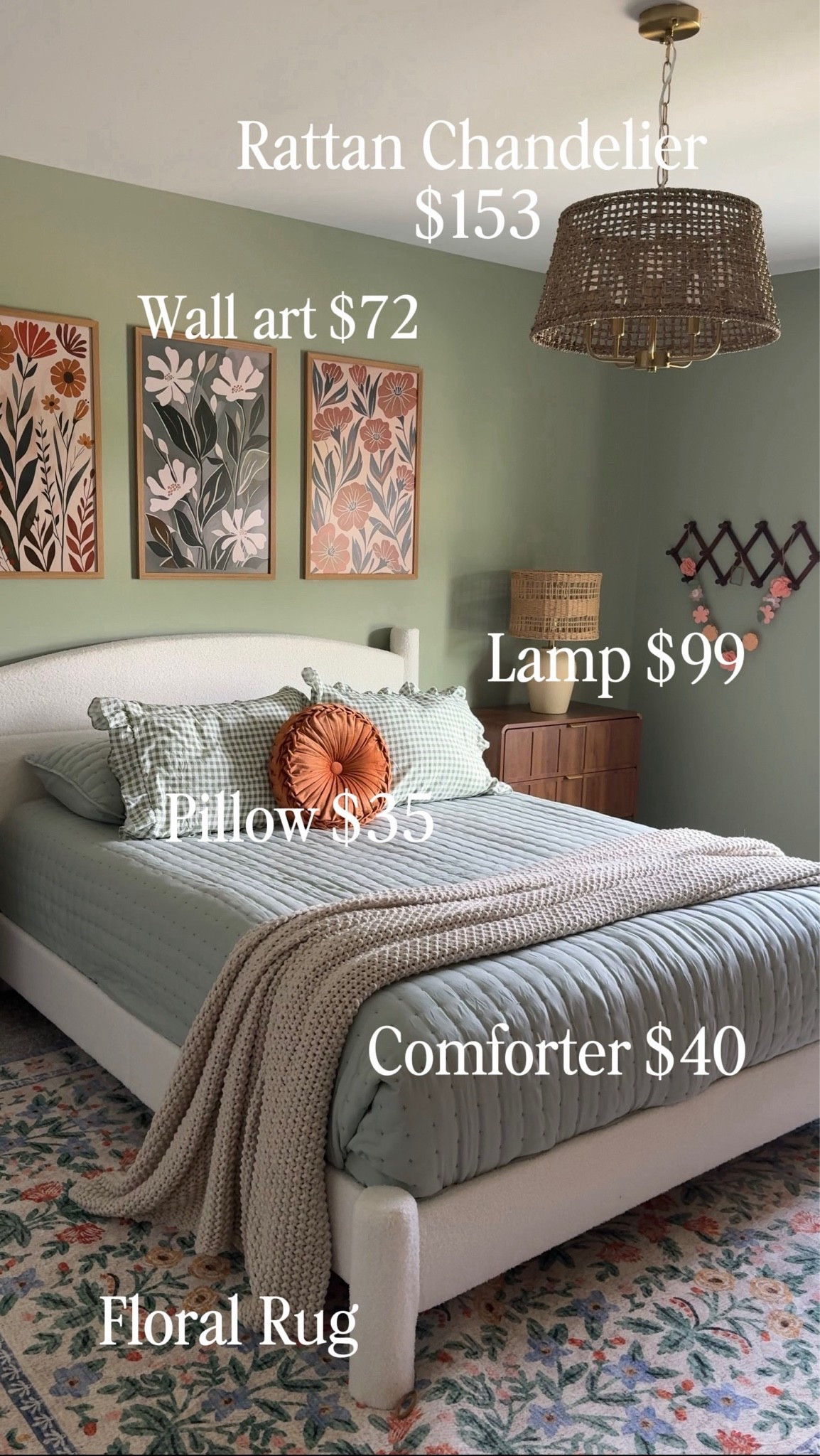 Whimsical, romantic, and blooming with charm 🌸✨ This floral bedroom feels like stepping into a dreamy garden retreat.

#FloralBedroom #WhimsicalDecor #BedroomInspo #RomanticBedroom #CottageStyle #BedroomDecor #HomeDecor #DreamyInteriors #CozyHome #InteriorInspo

#LTKHome