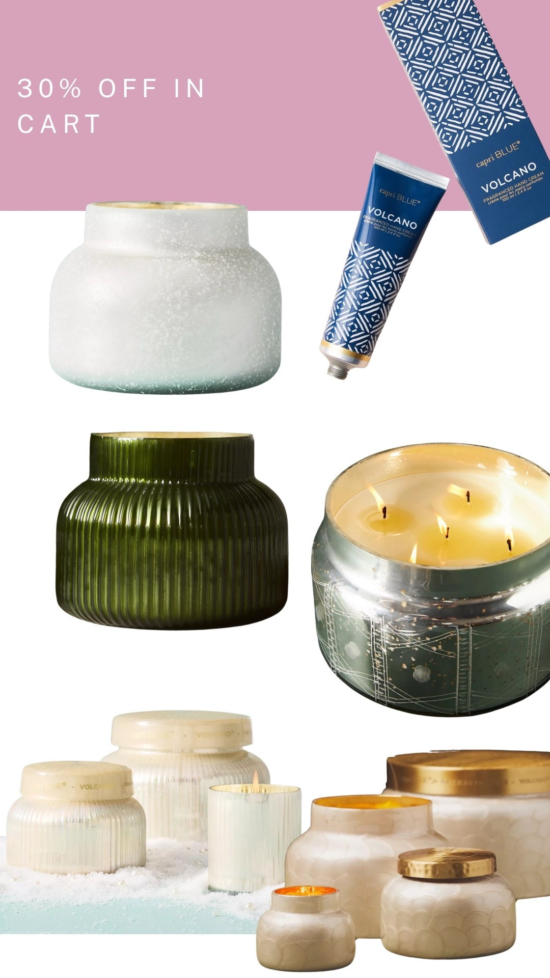 Capri Blue candles on sale 



#LTKHoliday #LTKGiftGuide #LTKSaleAlert