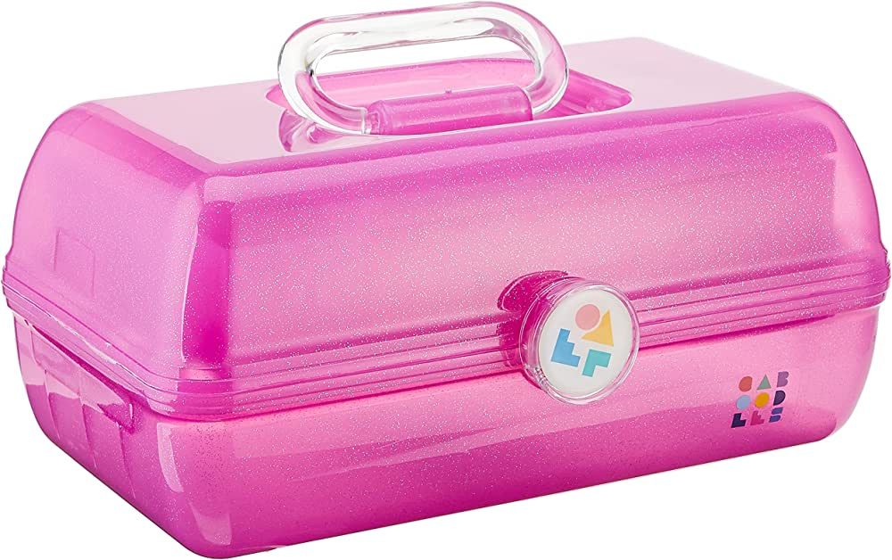 Caboodles On-The-Go Girl Hot Pink Sparkle Jellies Vintage Case, 1 Lb | Amazon (US)