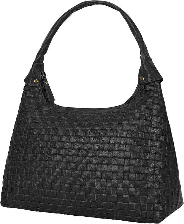 ANTONIO VALERIA Allison Braided Leather Tote Bag for Women | Amazon (US)