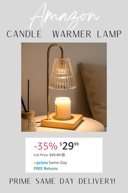 Amazon Candle Warmer Lamp



Affordable candle warmer lamp. Trending home decor for less.

#LTKhome #LTKstyletip #LTKsalealert