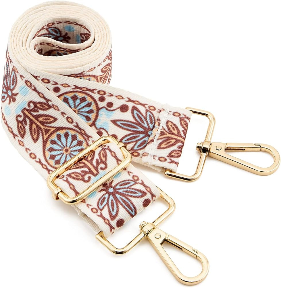 Wide Shoulder Strap Adjustable Replacement Belt Crossbody Canvas Bag Handbag | Amazon (US)