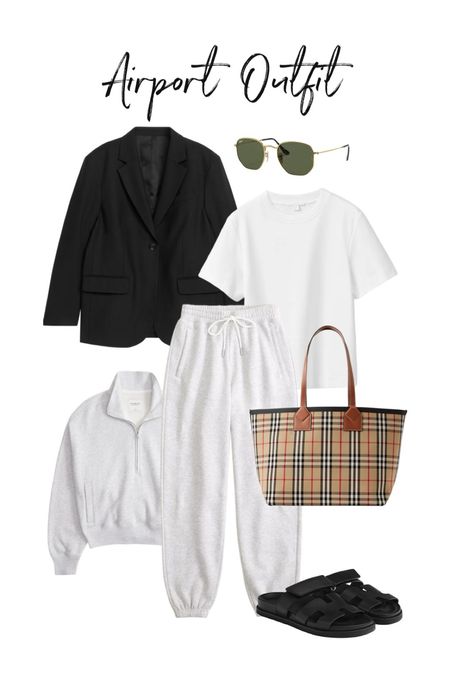 Airport outfit ✈️ what to wear to travel to feel comfortable but stylish. 

#LTKstyletip #LTKfindsunder100 #LTKtravel