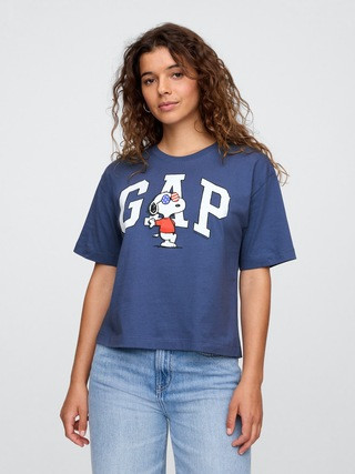 Peanuts Oversized Gap Logo T-Shirt | Gap Factory