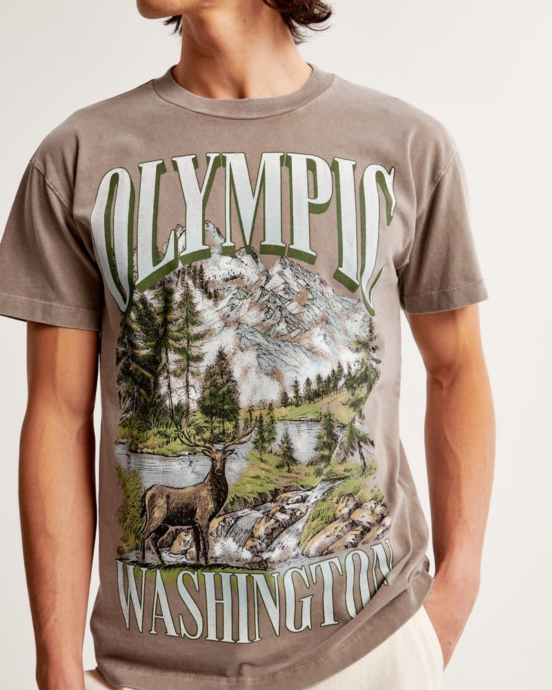 Olympic Peninsula Graphic Tee | Abercrombie & Fitch (US)