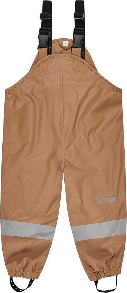 Sterntaler Regenhose gef\u00fcttert, wasserdicht, verstellbaren Tr\u00e4gern, Druckkn\u00f6pfen z... | Amazon (DE)
