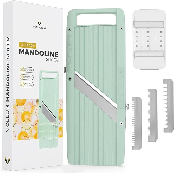 Narrow Mandoline Slicer for Kitchen – Professional Slicer Vegetable Cutter Japanese Mandoline S... | Amazon (US)