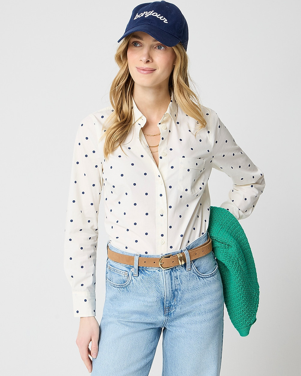 Lightweight cotton-blend shirt in signature fit | J.Crew Factory