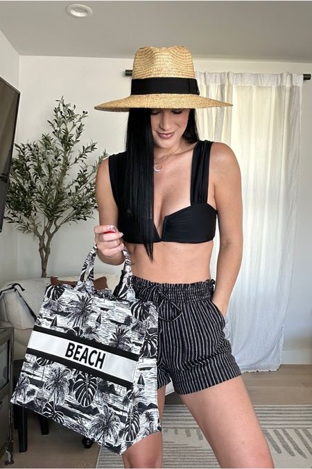 My favorite linen shorts are back in stock and only $13! And my beach tote has been restocked! Only $15!

I linked similar black bikinis 

Vacation inspo, vacation outfit, spring outfit, affordable swim, summer outfit, spring inspo, Walmart finds

#LTKfindsunder50 #LTKswim #LTKstyletip