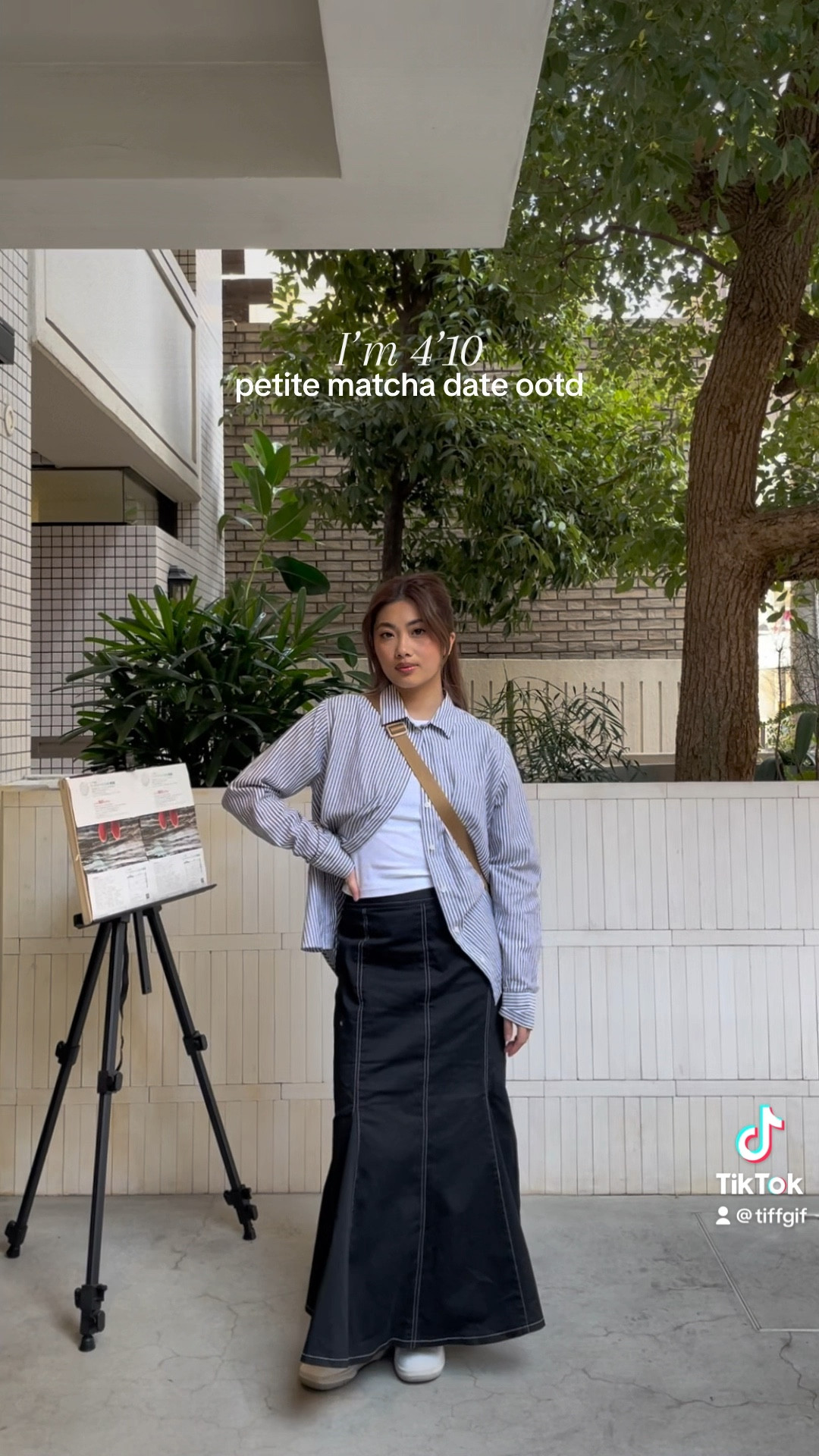 Petite matcha date ootd