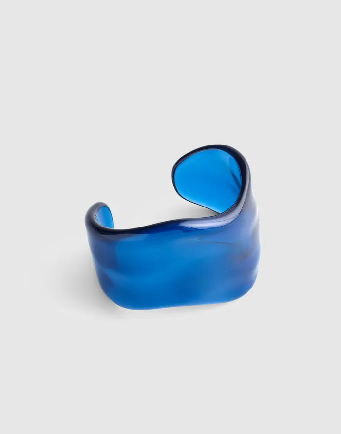 Resin Chunky Wavy Cuff Bracelet | Madewell