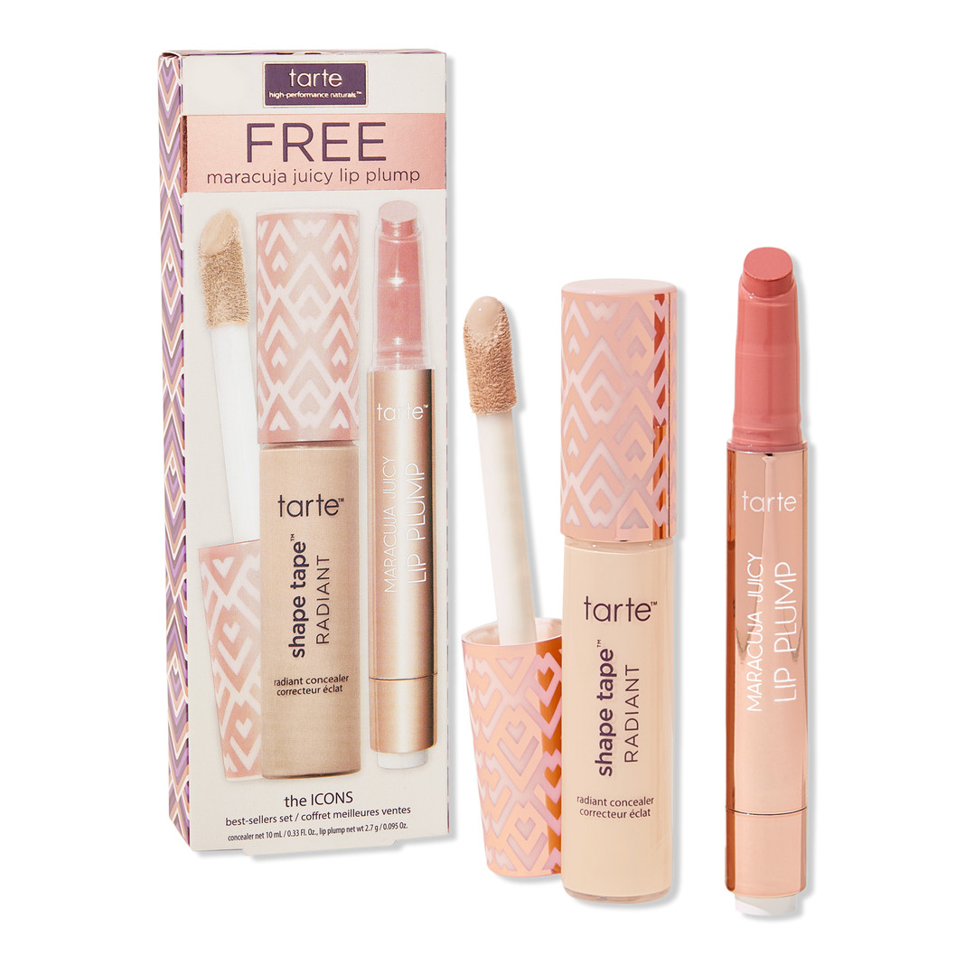 The ICONS Shape Tape Radiant Concealer + Maracuja Juicy Lip Plump Best-Sellers Set | Ulta