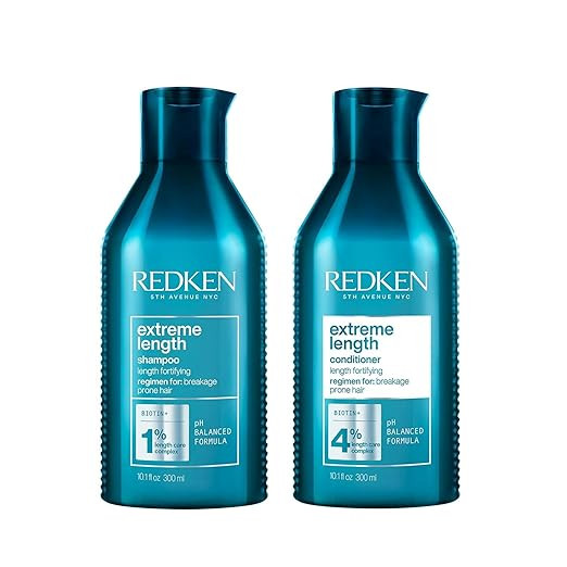 Redken Extreme Length Biotin Shampoo & Conditioner Set For Longer Hair – Promotes Healthy Hair ... | Amazon (US)
