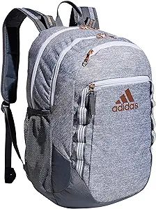 adidas Excel 6 Backpack, Jersey Grey/Onix Grey/Rose Gold, One Size | Amazon (US)