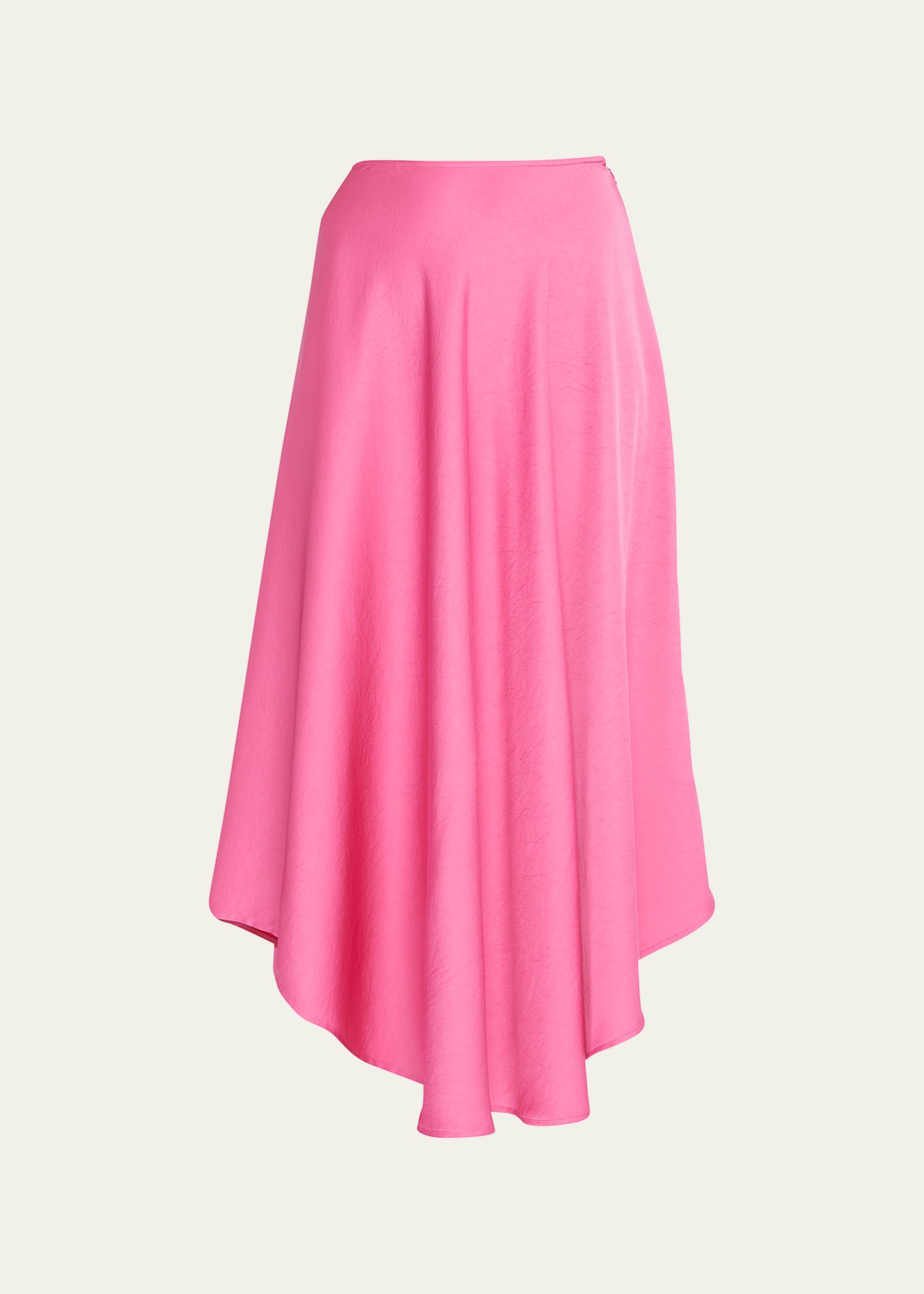 Satin Midi Handkerchief Skirt | Bergdorf Goodman