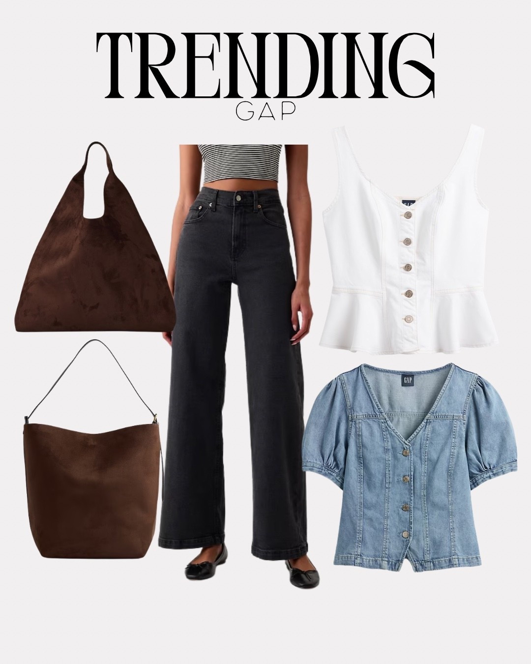 Gap, mom style, mom outfit, suede bag, fall outfit, fall style, black jeans, black denim, brown purse

#LTKSeasonal #LTKPetite #LTKSaleAlert