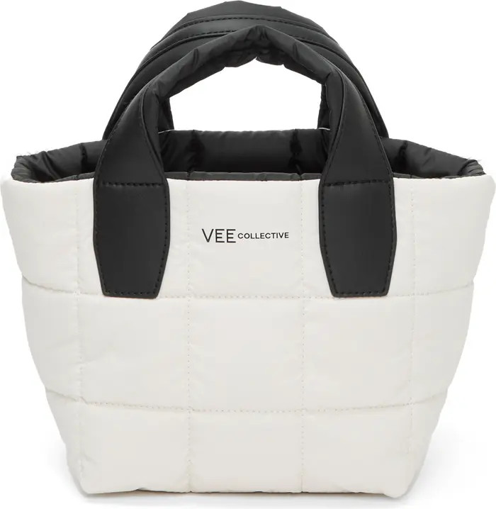 Mini Porter Water Resistant Quilted Recycled Nylon Tote | Nordstrom