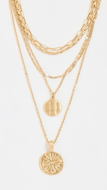Skinny Layer Coin Necklace Set | Shopbop