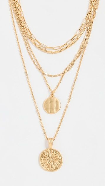 Skinny Layer Coin Necklace Set | Shopbop