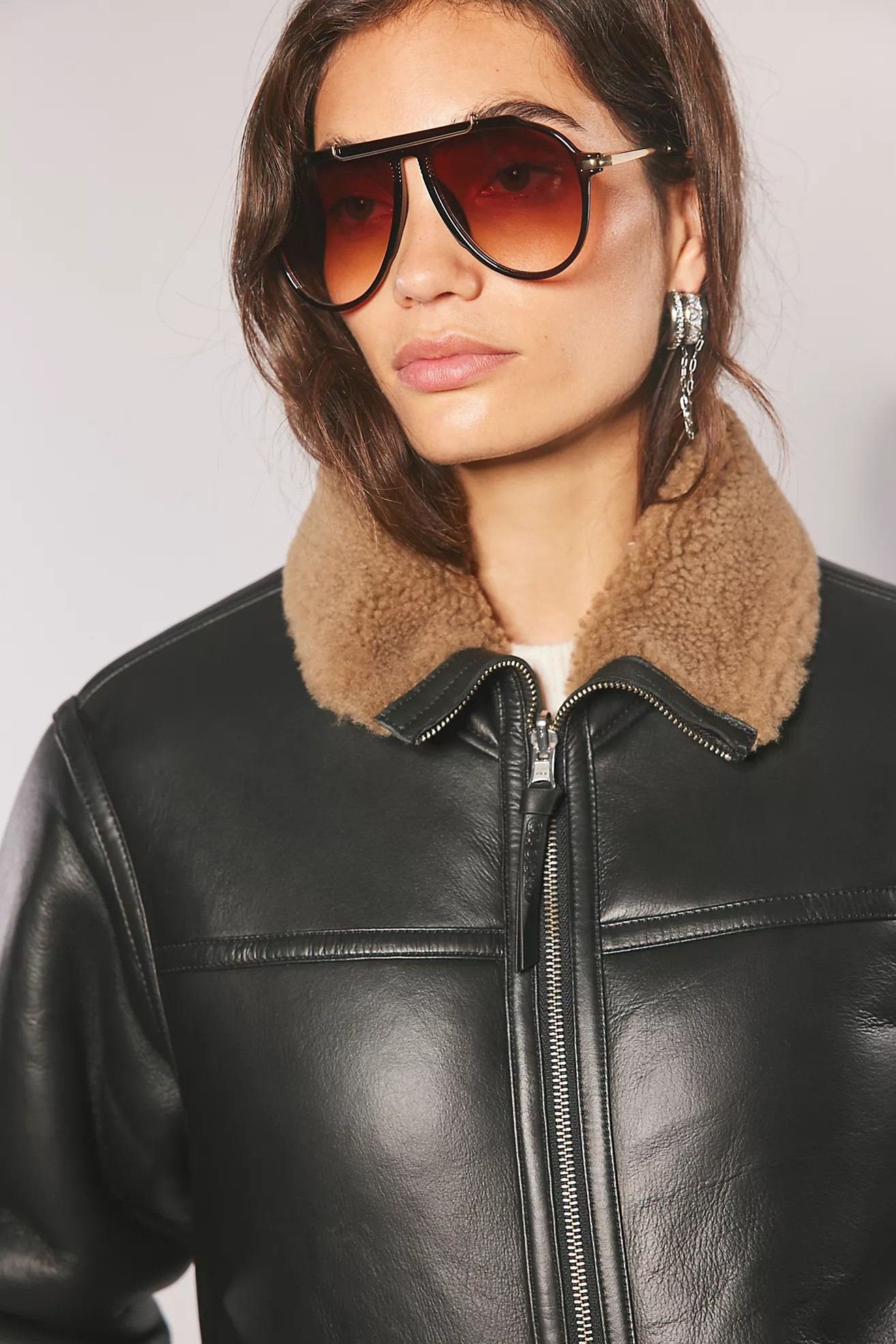 Ventura Oversized Aviator Sunglasses | Free People (Global - UK&FR Excluded)