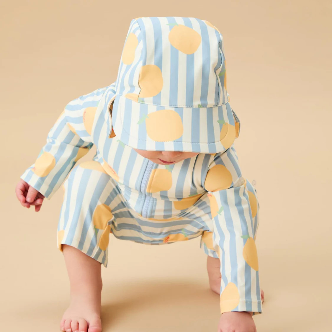 Lemon One-Piece Rashguard | Baby Mori (US)