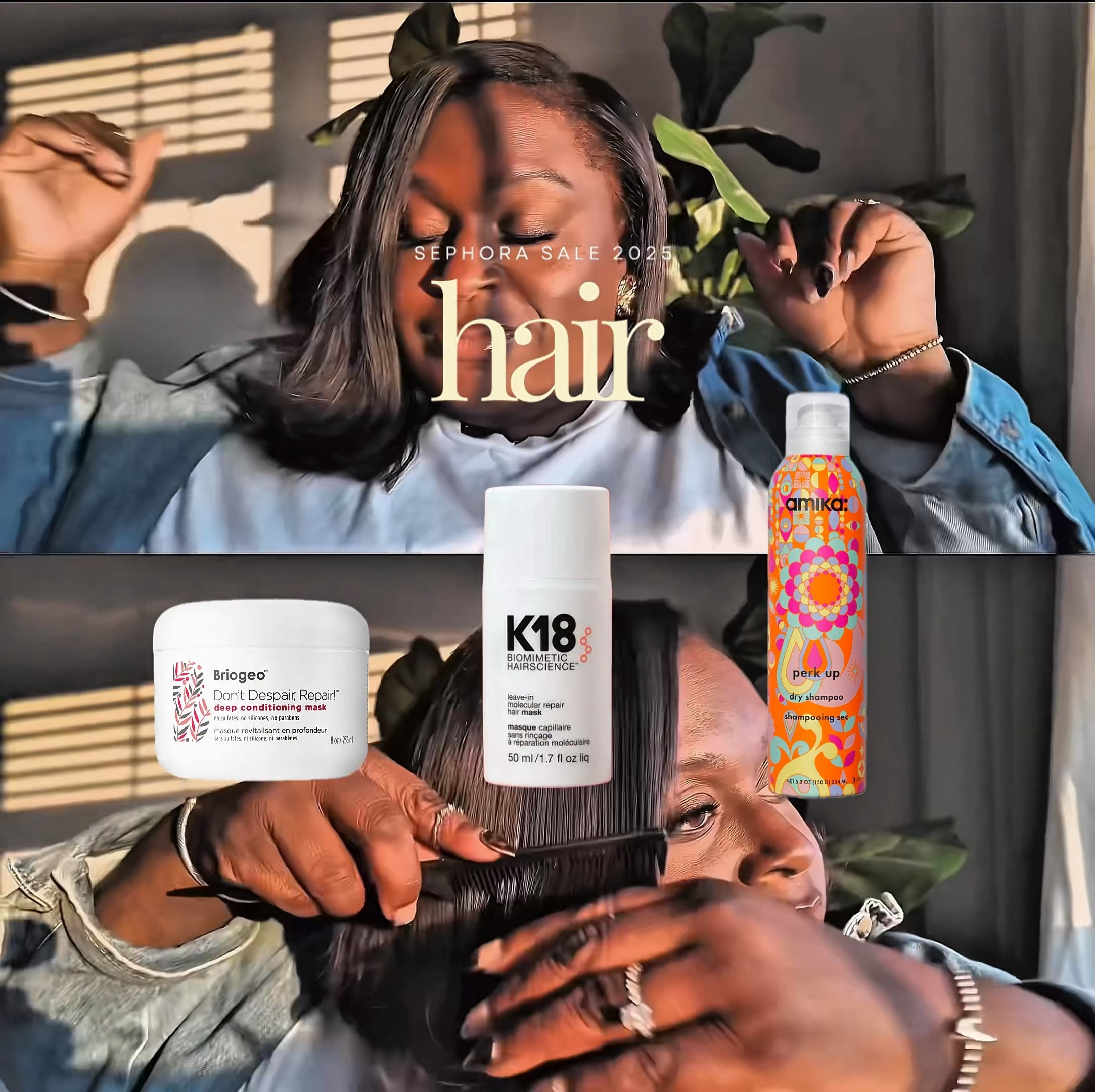 The Sephora sale is hereee! Healthy hair is always the goal! Add these to your cart for heat protection and hair repair! We added our favorite dry shampoo for in between styling!

#LTKbeauty #LTKstyletip #LTKsalealert