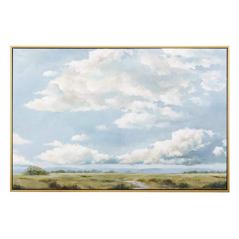 Framed Clouds Landscape Canvas Wall Art, 36x24 | At Home