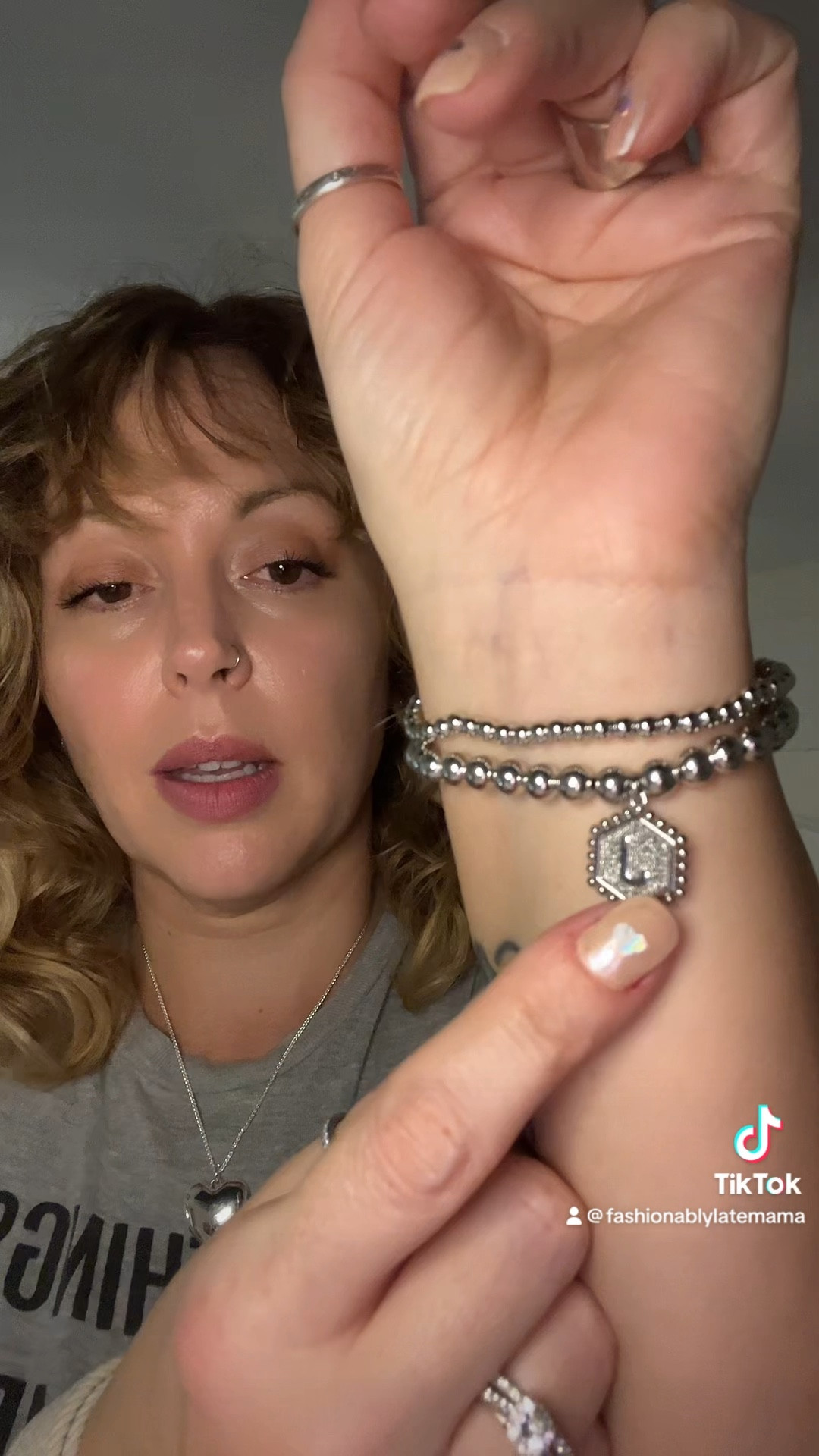 I’ve been wearing the bracelet every day for over a week and I’m happy to report that it is really great quality for the price! I highly recommend it ♥️ #amazonjewelry #initialbracelet #amazonmusthaves2024 #amazonfinds #momsoftiktokover40 #fashionjewelry #smallcreatorsontiktok ￼

#LTKover40 #LTKmidsize #LTKstyletip