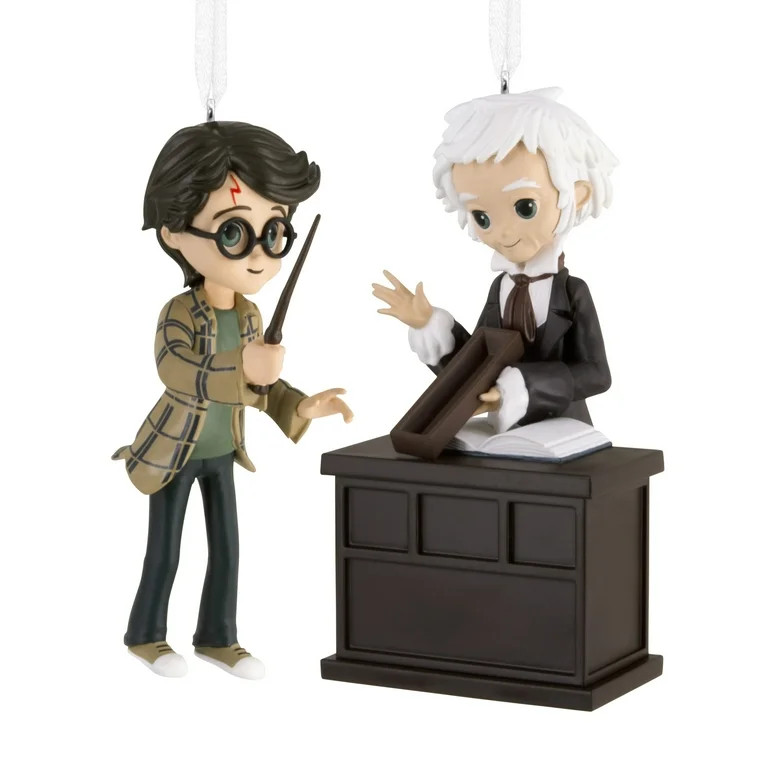 Hallmark Harry Potter and Ollivander Christmas Ornaments, Set of 2 | Walmart (US)
