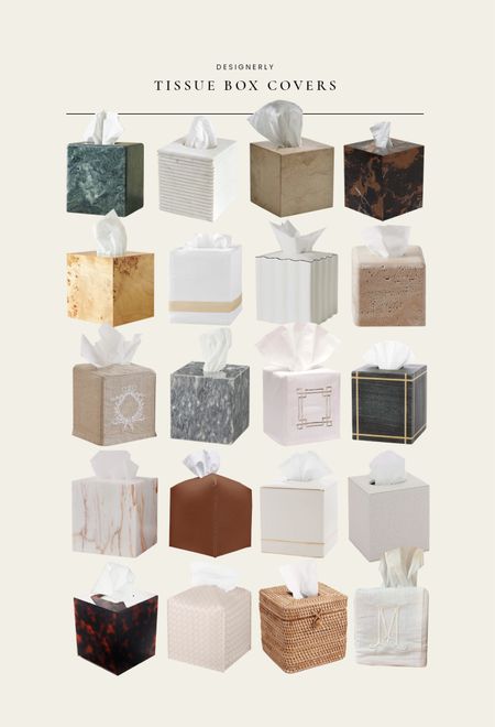 Tissue box covers for the winter and flu season ahead… my top picks! 

#LTKSeasonal #LTKhome