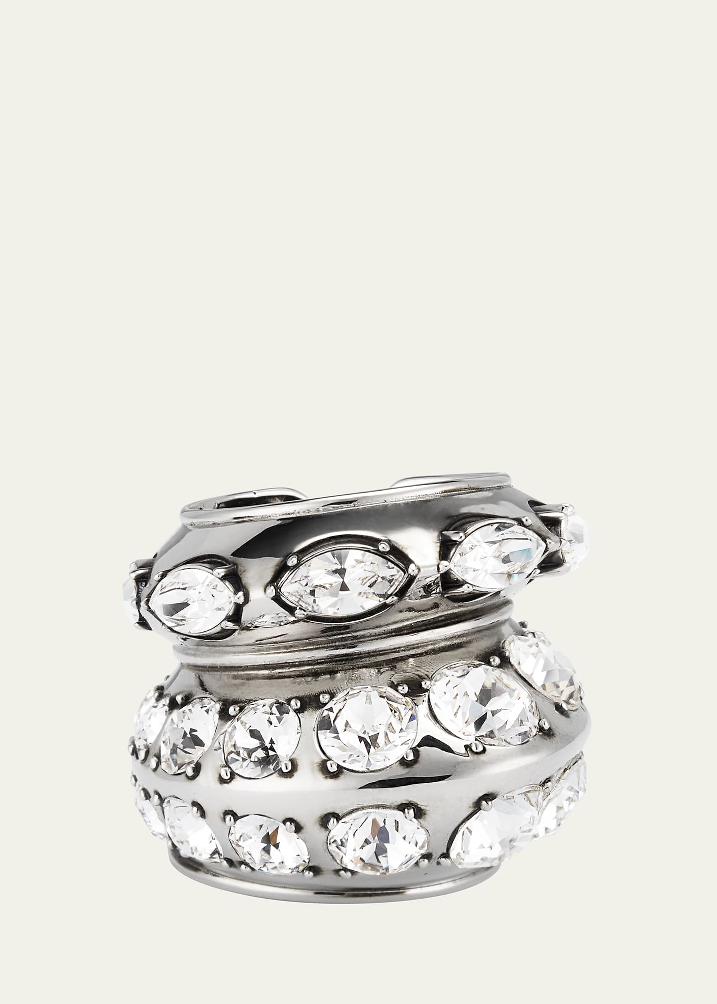 Alexander McQueen Men's Jeweled Accumulation Ring | Bergdorf Goodman