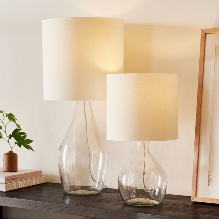 Recycled Glass Table Lamp (21"–31") | West Elm (US)