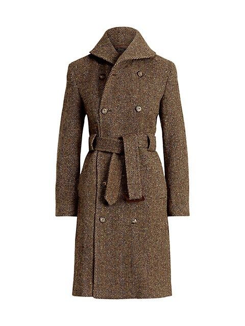 Carlyn Herringbone Coat | Saks Fifth Avenue