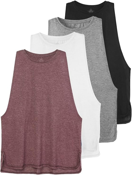 Cosy Pyro Workout Tank Tops for Women Lightweight Running Tanks Basic Gym Tops Sleeveless Athleti... | Amazon (US)