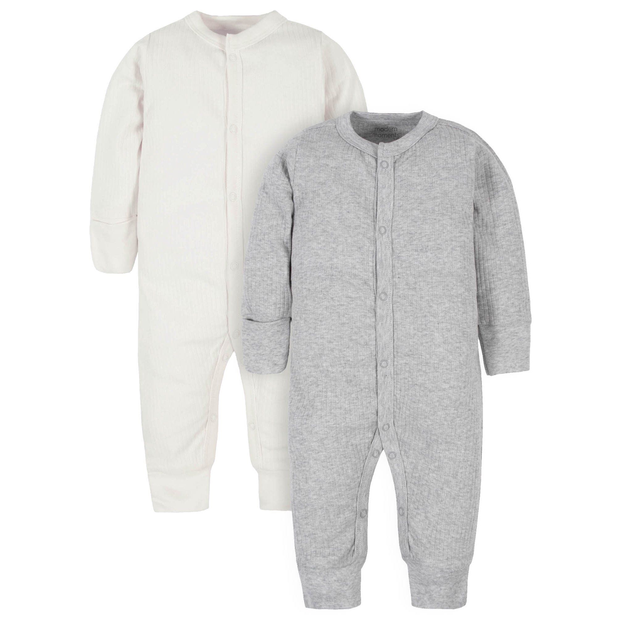 Modern Moments by Gerber® Baby Boy Ribbed Coveralls, 2-Pack | Walmart (US)