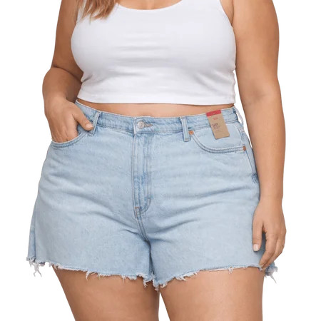 Levi’s Women’s 501 Original Denim Shorts Plus Size 24W | Walmart (US)
