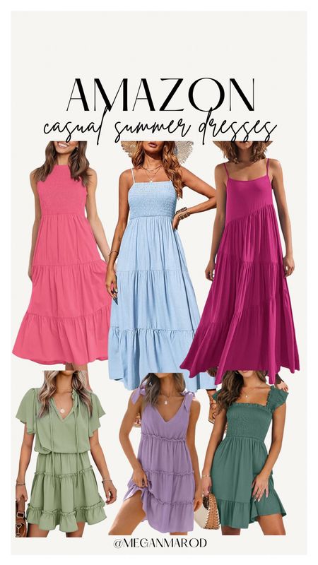 Amazon casual summer dresses 

#LTKSeasonal #LTKStyleTip #LTKFindsUnder100