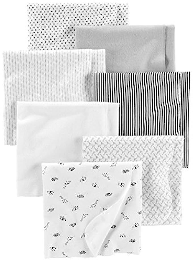 Simple Joys by Carter's Baby 7-Pack Flannel Receiving Blankets | Amazon (US)