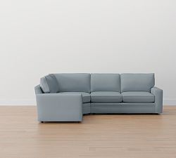 Pearce Square Arm 3-Piece Wedge Sectional (118"&ndash;127") | Pottery Barn (US)