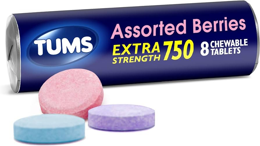 TUMS EX Assorted Berries 8 Count - 12 Rolls | Amazon (US)