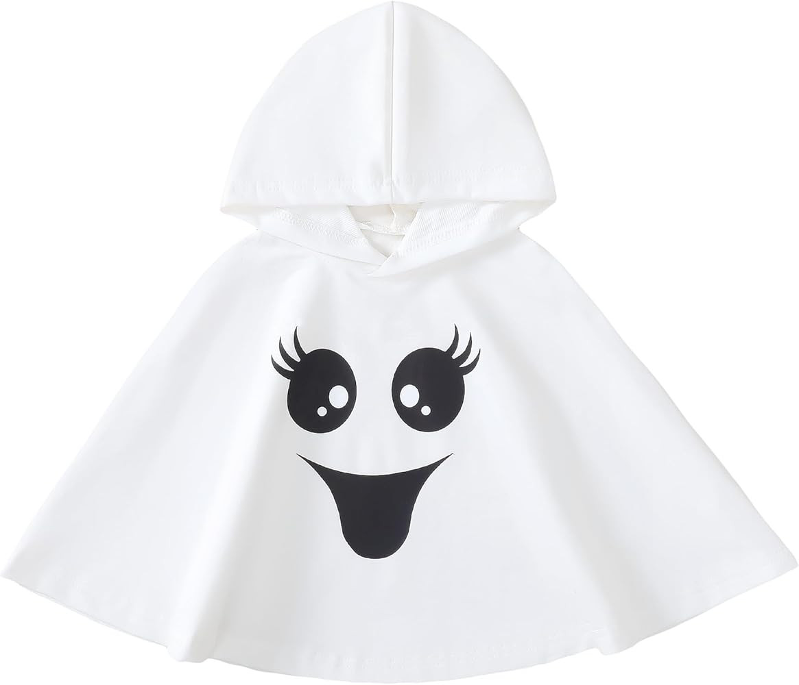 Dcohmch Kids Toddler Boy Girl Halloween Costume Ghost Smile Cloak Hooded Cape Poncho Fancy Party ... | Amazon (US)