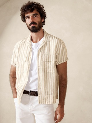 Linen Resort Shirt | Banana Republic (US)