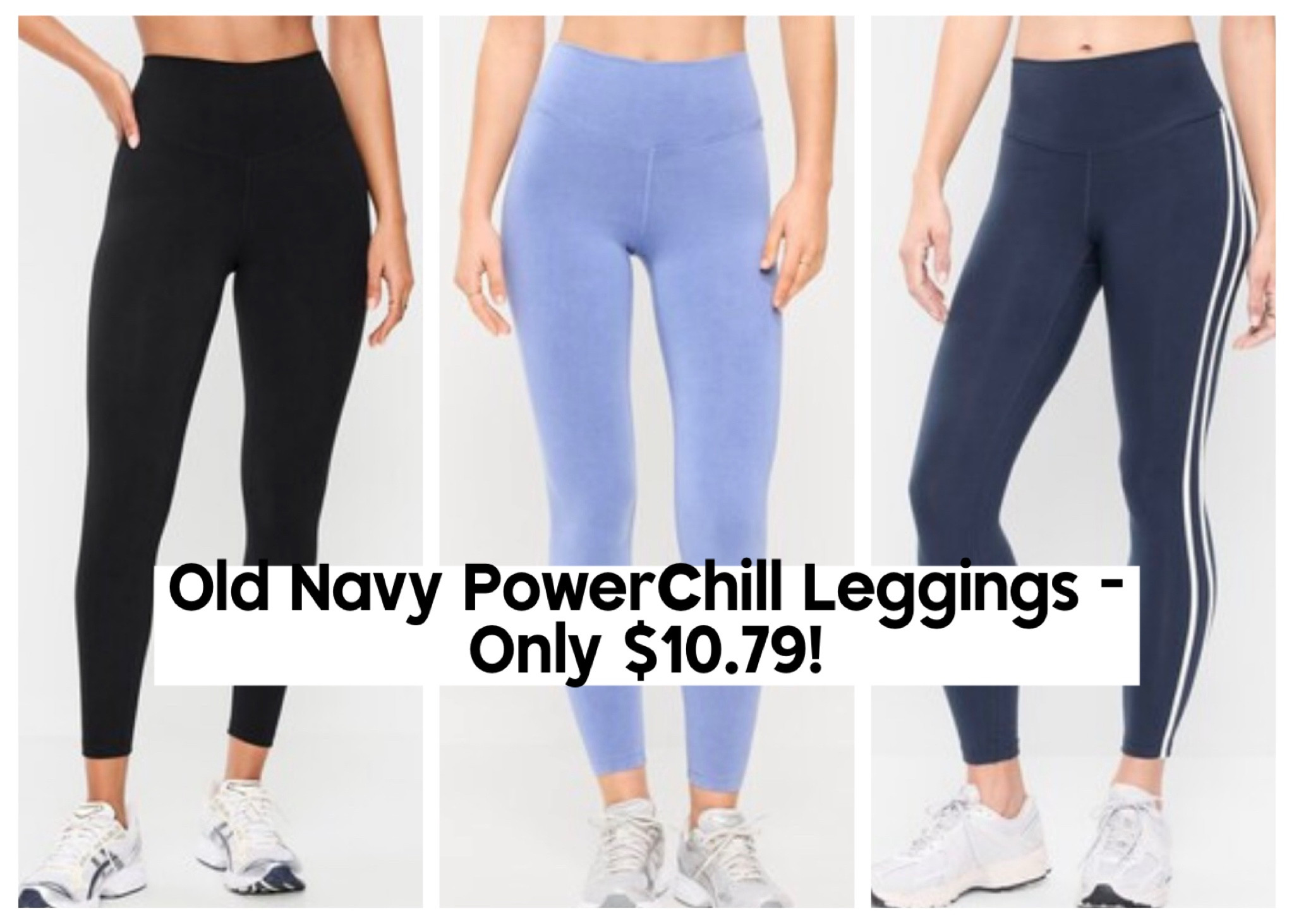 Old Navy PowerChill Leggings are down to only $10.79 today! Fantastic deal for the comfiest cotton leggings that are breathable, with an excellent fit. Lots of options available, including some with the trendy side stripe option! 

#LTKSaleAlert #LTKActive #LTKfitnessgoals