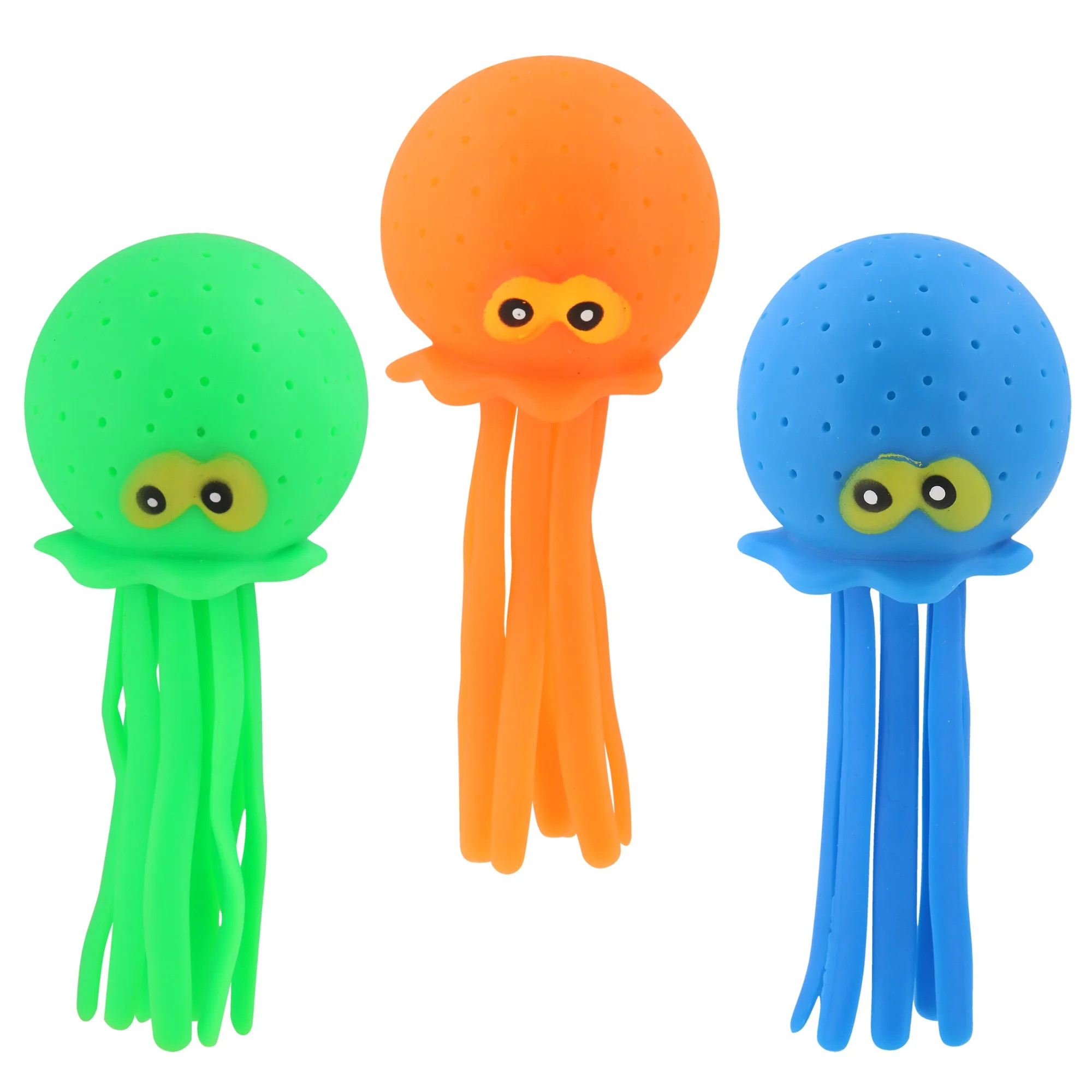 Play Day Squishy Squids Light-up Green Blue Orange Indoor-Outdoor Kids Water Play, Ages 3+, Unise... | Walmart (US)
