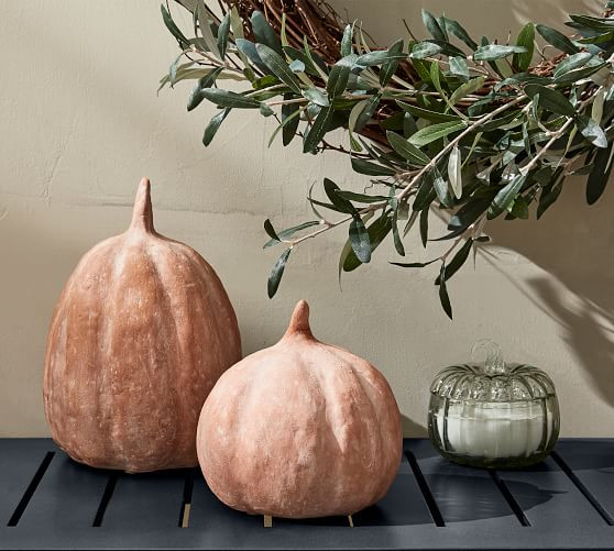 Handcrafted Terracotta Pumpkins | Pottery Barn (US)