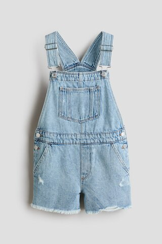 H & M - Denim Overall Shorts - Light Denim Blue | H&M (US + CA)