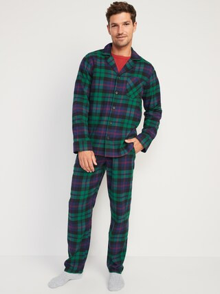Matching Plaid Flannel Pajama Set for Men | Old Navy (US)