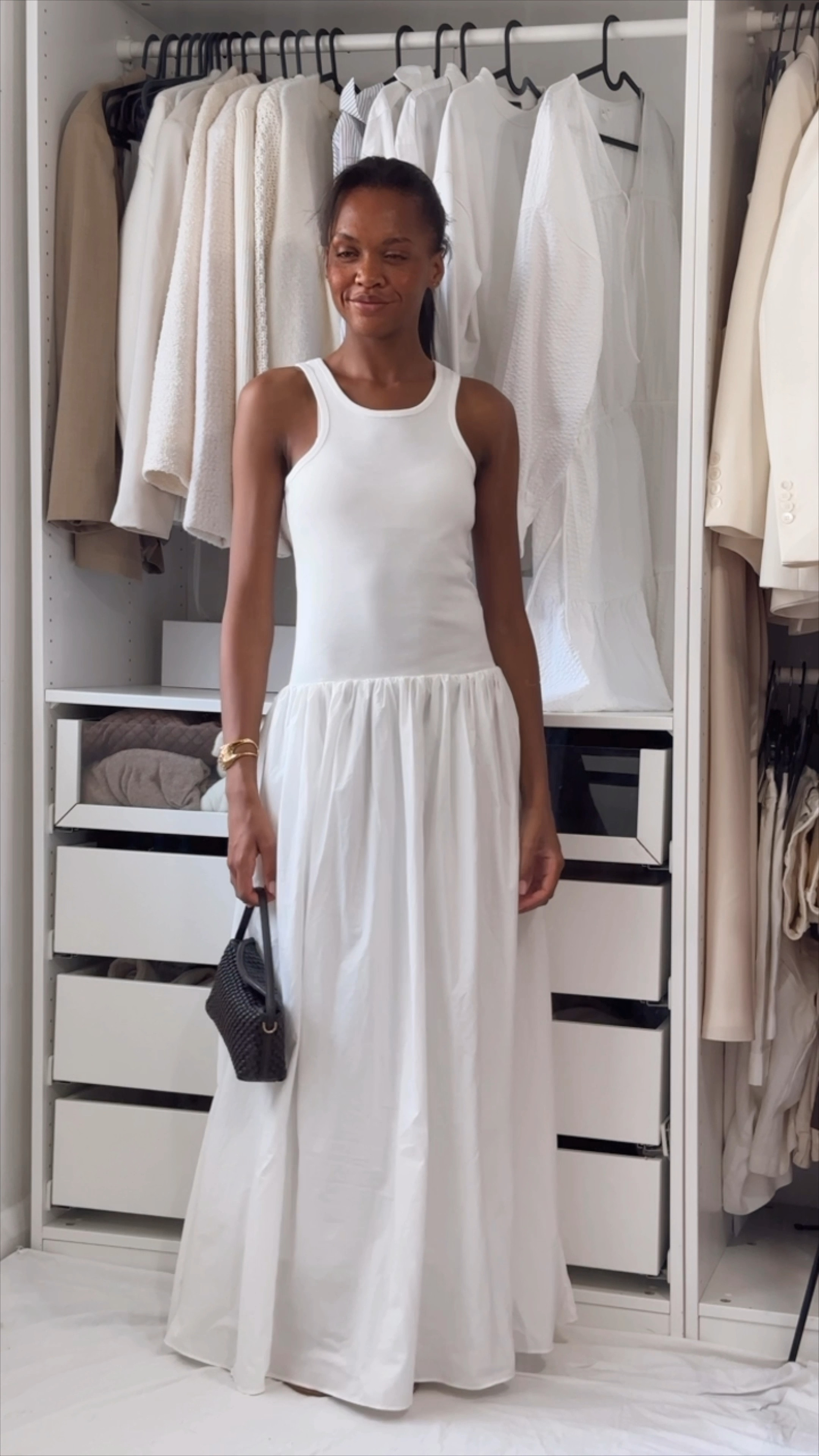 Dress is Source Unknown so I have linked similar alternatives 🤍
White maxi dress, drop waist dress, summer outfit, sundress, day time summer outfit, high street style 

#LTKsummer #LTKstyletip #LTKuk